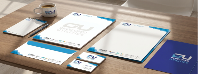 تصميم هوية مجموعة المطورة للأعمال