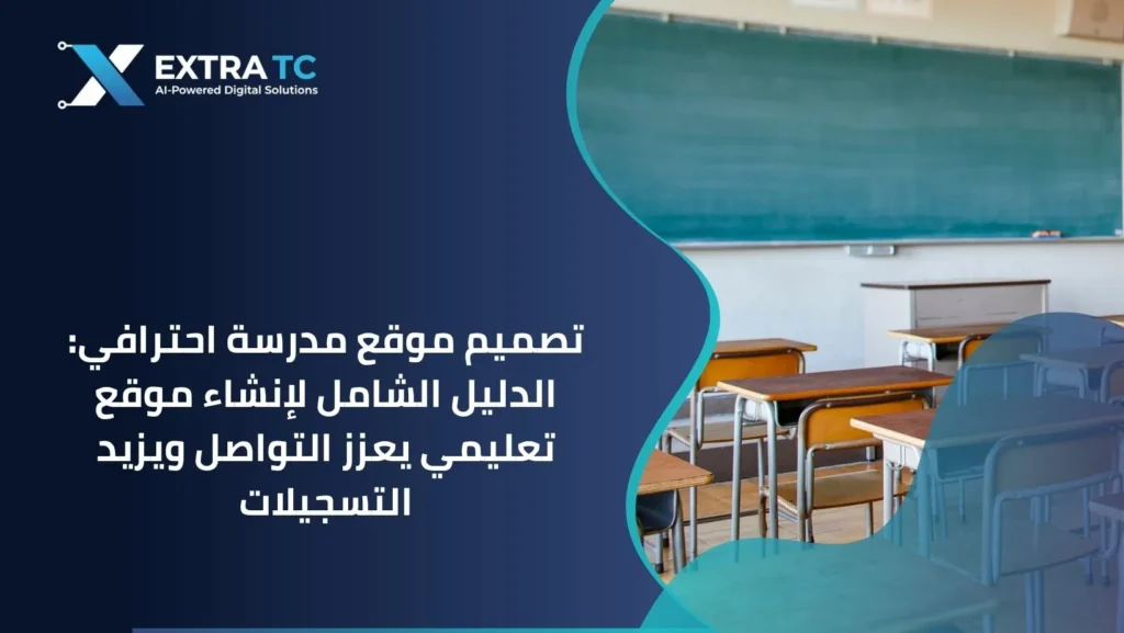 تصميم موقع مدرسة احترافي: الدليل الشامل لإنشاء موقع تعليمي يعزز التواصل ويزيد التسجيلات